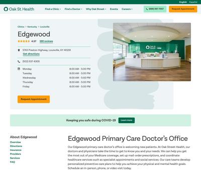 STD Testing at Oak Street Health Primary Care - Edgewood Clinic