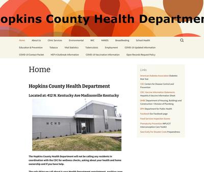 STD Testing at Hopkins County Health Department