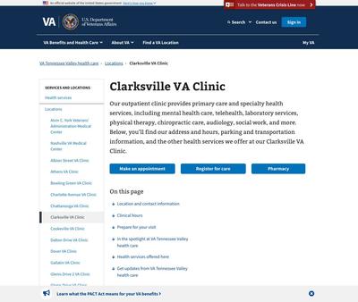 STD Testing at Clarksville VA Clinic