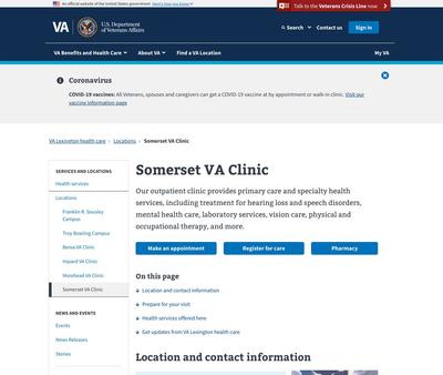 STD Testing at Somerset VA Clinic