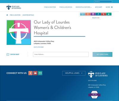 STD Testing at Our Lady of Lourdes Women's & Children's Hospital