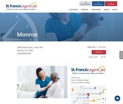 STD Testing at St. Francis Urgent Care-Monroe