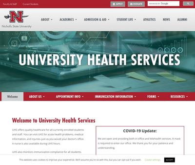 STD Testing at Nicholls State University Health Services