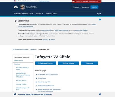 STD Testing at Lafayette VA clinic