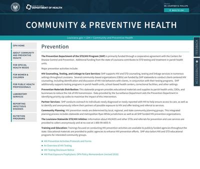 STD Testing at Ouachita Parish Health Unit