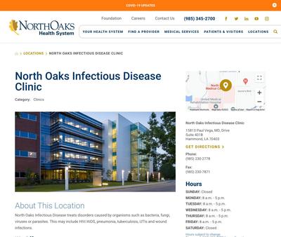 STD Testing at North Oaks Infectious Disease Clinic
