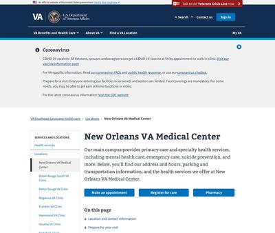 STD Testing at New Orleans VA Medical Center