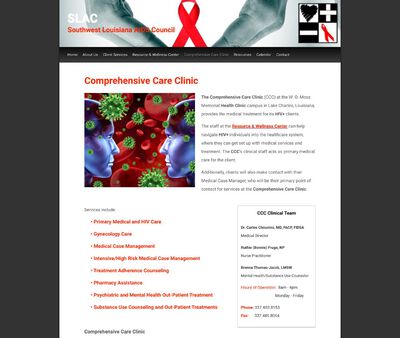 STD Testing at Southwest Louisiana AIDS Council (Comprehensive Care Clinic)