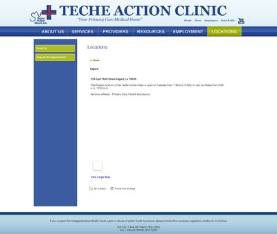 STD Testing at Teche Action ClinicEdgard Health Center