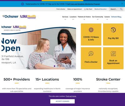 STD Testing at Ochsner LSU Health Shreveport - Academic Medical Center