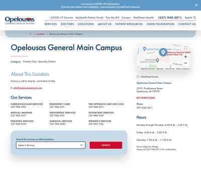 STD Testing at Opelousas General Health System-Main Campus