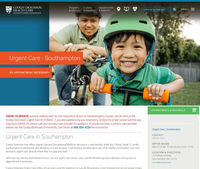 STD Testing at Cooley Dickinson Health Care – Urgent Care - Southampton