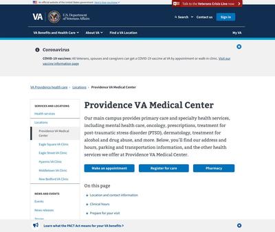 STD Testing at Providence VA Medical Center