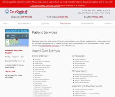 STD Testing at CareCentral Urgent Care