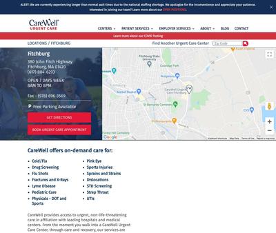 STD Testing at CareWell Urgent Care Fitchburg