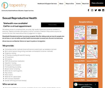 STD Testing at Tapestry- Sexual & Reproductive Health Clinic