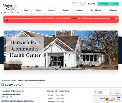 STD Testing at Outer Cape Health Services - Harwich Port Health Center