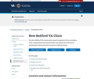 STD Testing at New Bedford VA Clinic