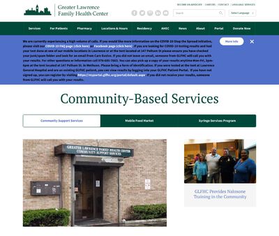 STD Testing at Greater Lawrence Family Health Center – Community based Services