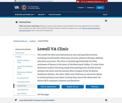 STD Testing at Lowell VA Clinic