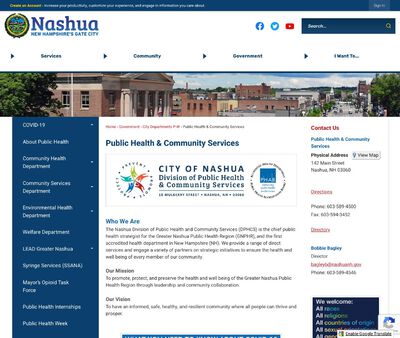 STD Testing at Nashua Community Health Department