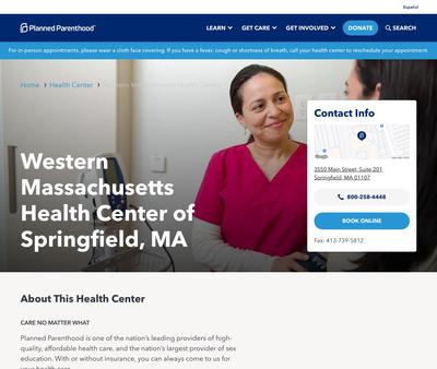 STD Testing at Western Massachusetts Health Center