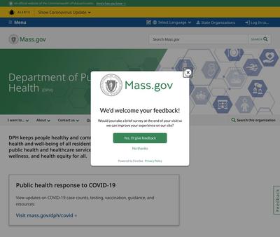 STD Testing at Massachusetts Department of Public Health