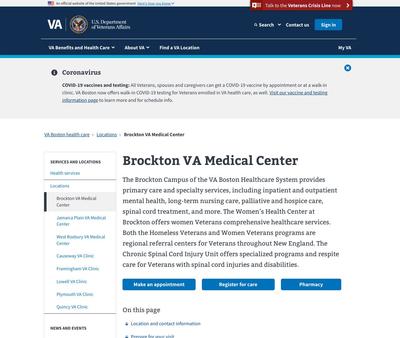 STD Testing at Brockton VA Medical Center