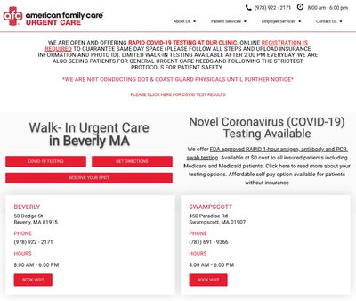 STD Testing at AFC Urgent Care Beverly