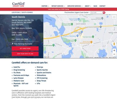 STD Testing at CareWell Urgent Care South Dennis