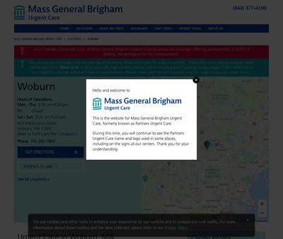 STD Testing at Mass General Brigham Urgent Care - Woburn