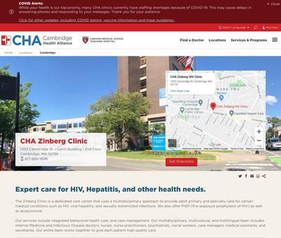 STD Testing at CHA Zinberg HIV Clinic