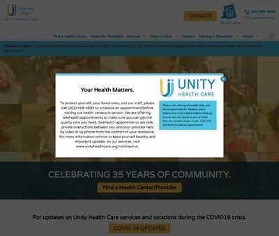 STD Testing at Unity Health Care (New York Avenue Homeless Shelter)