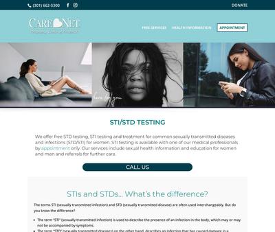 STD Testing at Care Net Pregnancy Center