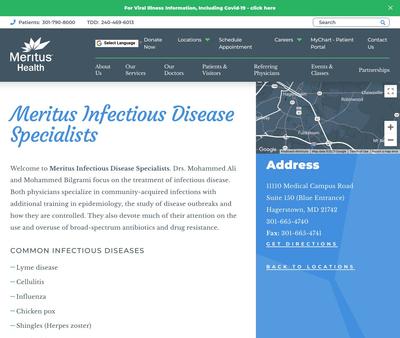 STD Testing at Meritus Infectious Disease Specialists