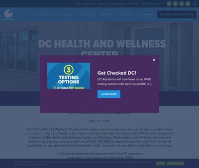 STD Testing at DC Health and Wellness Center