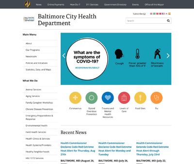 STD Testing at Baltimore City Health Department