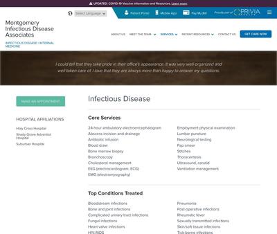 STD Testing at Montgomery Infectious Disease Associates