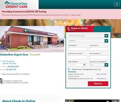 STD Testing at Choice-One Urgent Care - Dundalk