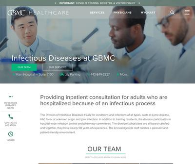 STD Testing at Infectious Diseases at GBMC
