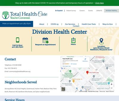 STD Testing at Total Health Care - Division Health Center