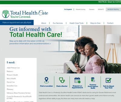 STD Testing at Total Health Care Incorporated (Odenton Health Center)
