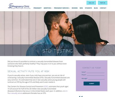 STD Testing at Annapolis Pregnancy Clinic