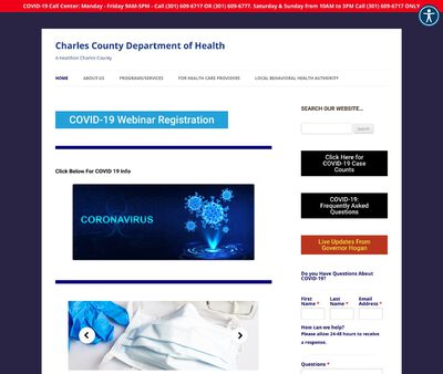 STD Testing at Charles County Department of Health