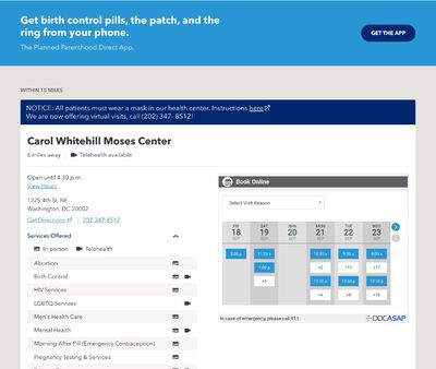 STD Testing at planned parenthood – Silver Spring Center