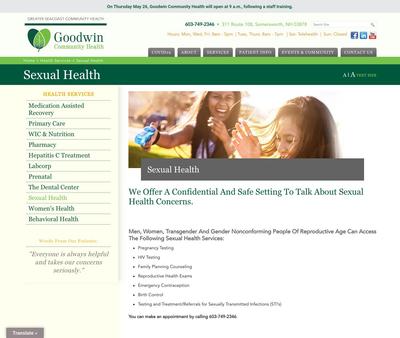 STD Testing at Goodwin Community Health