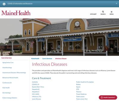 STD Testing at Southern Maine Health Care Sanford Medical Center