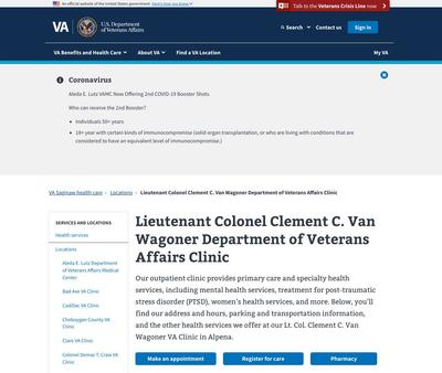 STD Testing at Lieutenant Colonel Clement C. Van Wagoner Department of Veterans Affairs Clinicf