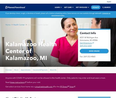 STD Testing at Kalamazoo Health Center of Kalamazoo, MI