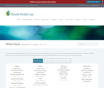 STD Testing at Family Health Care - White Cloud